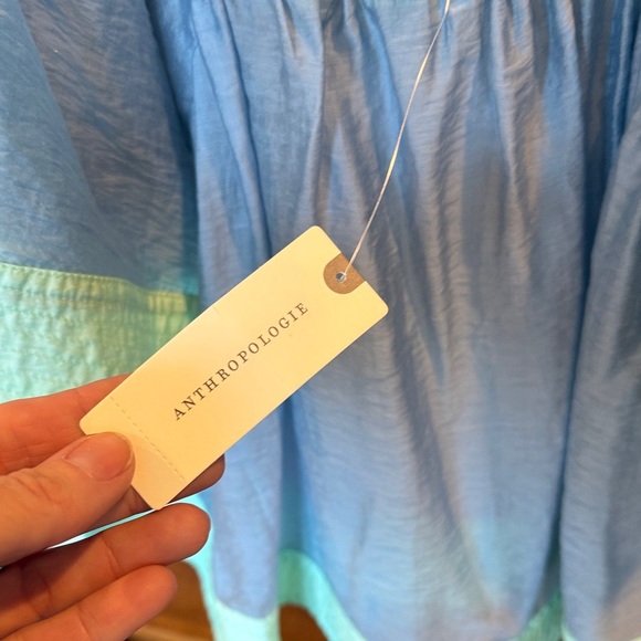 Stylish Blue and Green Women's Top - Picture 3 of 7